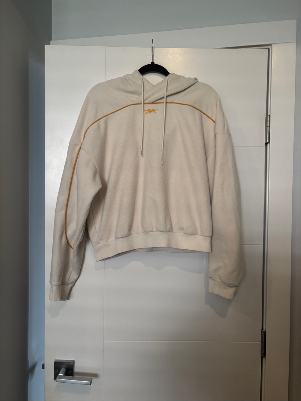 Reebok Fluffy Cream and Yellow Hoodie